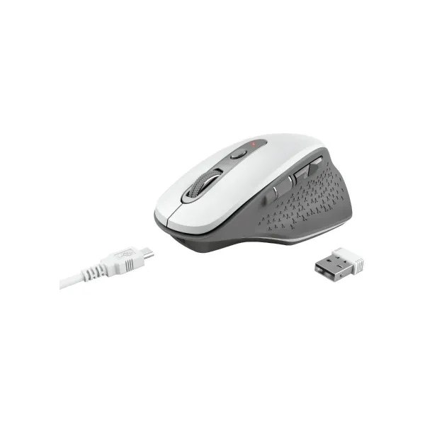 Trust MOUSE USB OPTICAL WRL/OZAA WHITE 24035 TRUST
