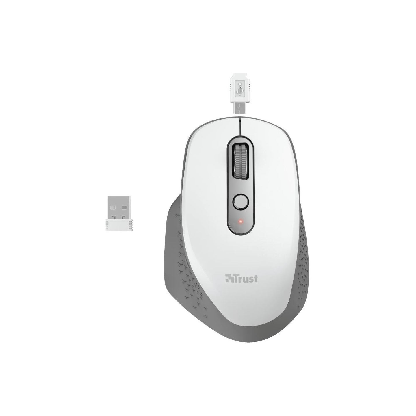 Trust MOUSE USB OPTICAL WRL/OZAA WHITE 24035 TRUST