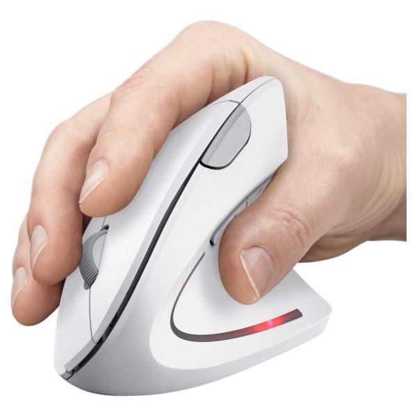 Trust MOUSE USB OPTICAL WRL VERTO/ERGONOMIC WHITE 25132 TRUST