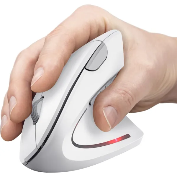 Trust MOUSE USB OPTICAL WRL VERTO/ERGONOMIC WHITE 25132 TRUST