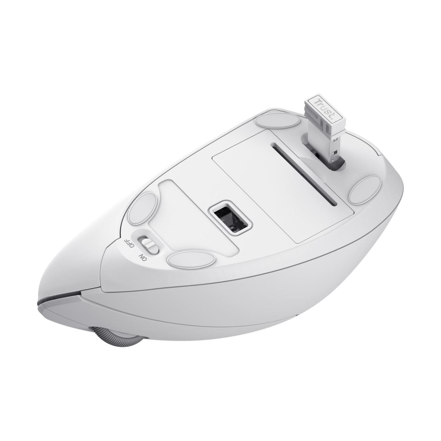 Trust MOUSE USB OPTICAL WRL VERTO/ERGONOMIC WHITE 25132 TRUST