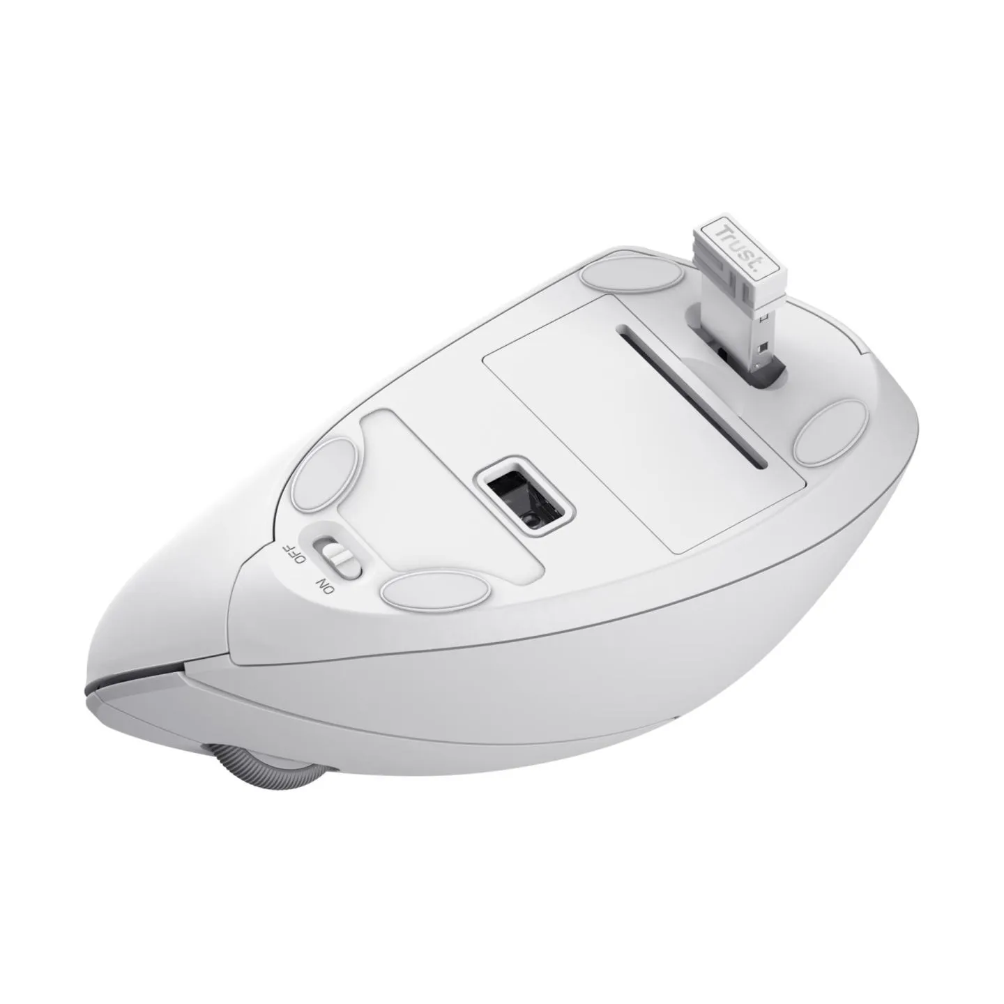 Trust MOUSE USB OPTICAL WRL VERTO/ERGONOMIC WHITE 25132 TRUST