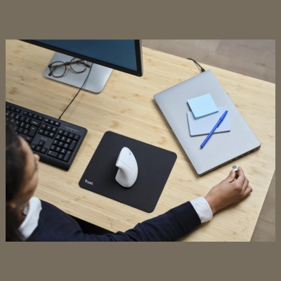 Trust MOUSE USB OPTICAL WRL VERTO/ERGONOMIC WHITE 25132 TRUST