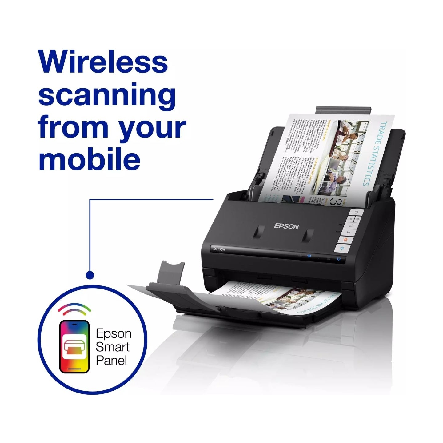 Epson Document scanner | WorkForce ES-550W | Colour