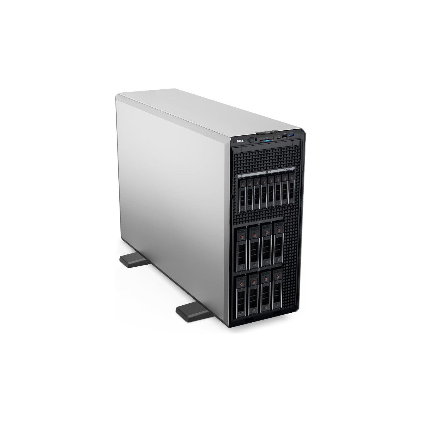 Dell PowerEdge | T560 | Tower | Intel Xeon | 1 | Silver 4510 | 12 | 24 | 2.4 GHz | 1x32GB/2x4TB | Up to 8x3.5" | PERC H755 | iDR