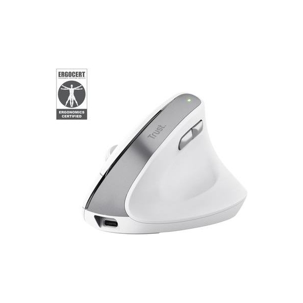 Trust MOUSE USB OPTICAL WRL BAYO II/ERGO WHT 25398 TRUST