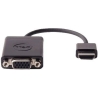 Dell | Adapter HDMI to VGA | 470-ABZX | Black | HDMI - Male | HD-15 (VGA) - Female