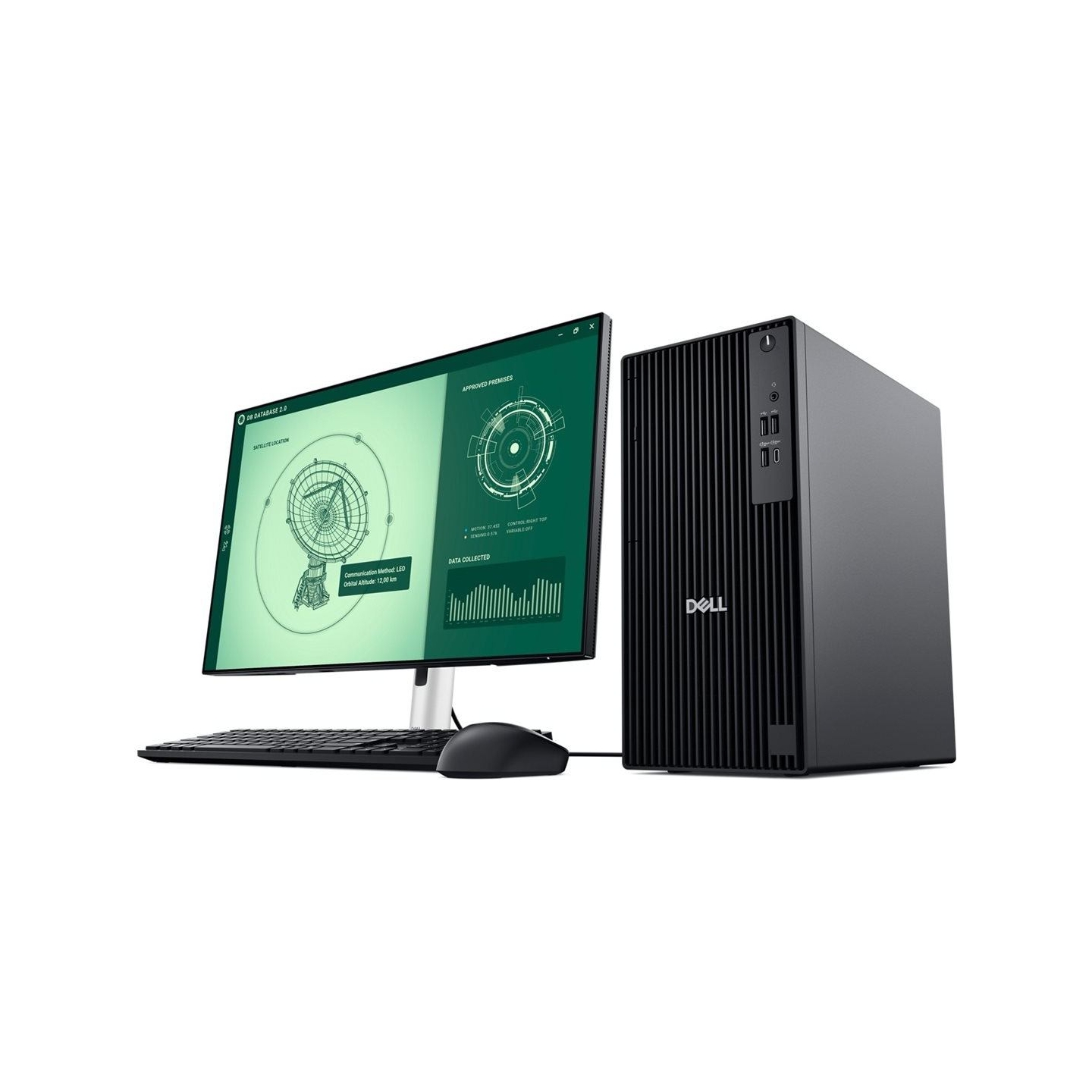 Dell Pro | QCT1250 | Desktop | Tower | Intel Core Ultra 5 | 235 | Internal memory 16 GB | Solid-state drive capacity 512 GB | In