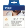 Brother Round paper labels DK-11219 | Black on White | 12 mm