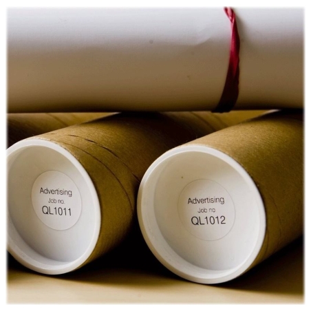 Brother Round paper labels DK-11219 | Black on White | 12 mm