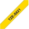 Brother | TZe-S621 Strong Adhesive Laminated Tape | Black on Yellow | TZe | 8 m | 9 cm