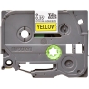 Brother | TZe-S621 Strong Adhesive Laminated Tape | Black on Yellow | TZe | 8 m | 9 cm