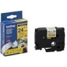 Brother | TZe-FX651 Flexible ID Laminated Tape | Black on Yellow | TZe | 8 m | 2.4 cm