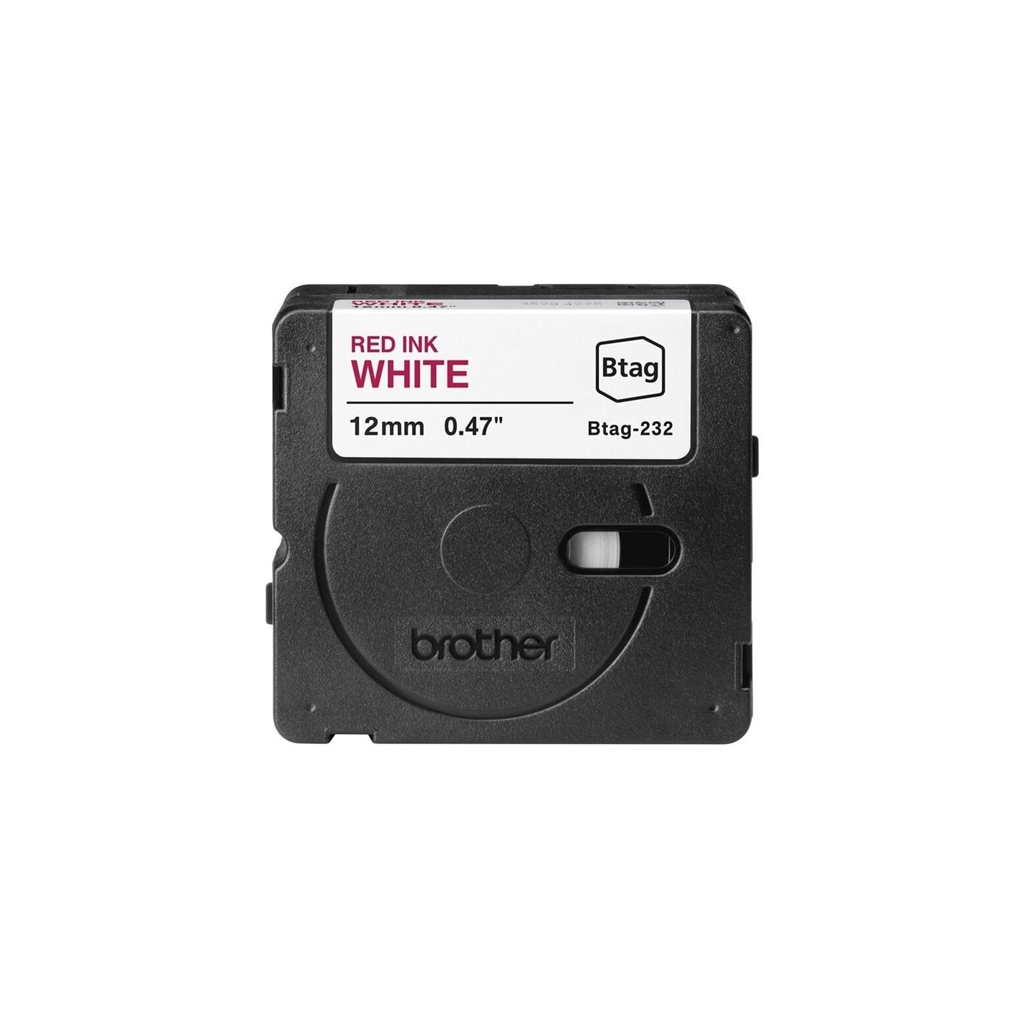 Brother BTAG-232 | Red on White | Btag