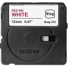 Brother BTAG-232 | Red on White | Btag