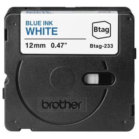 Brother BTAG-233 | Blue on White | Btag