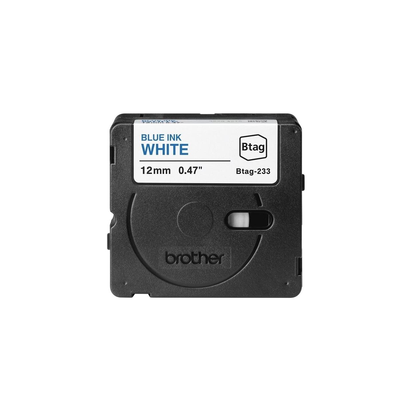Brother BTAG-233 | Blue on White | Btag