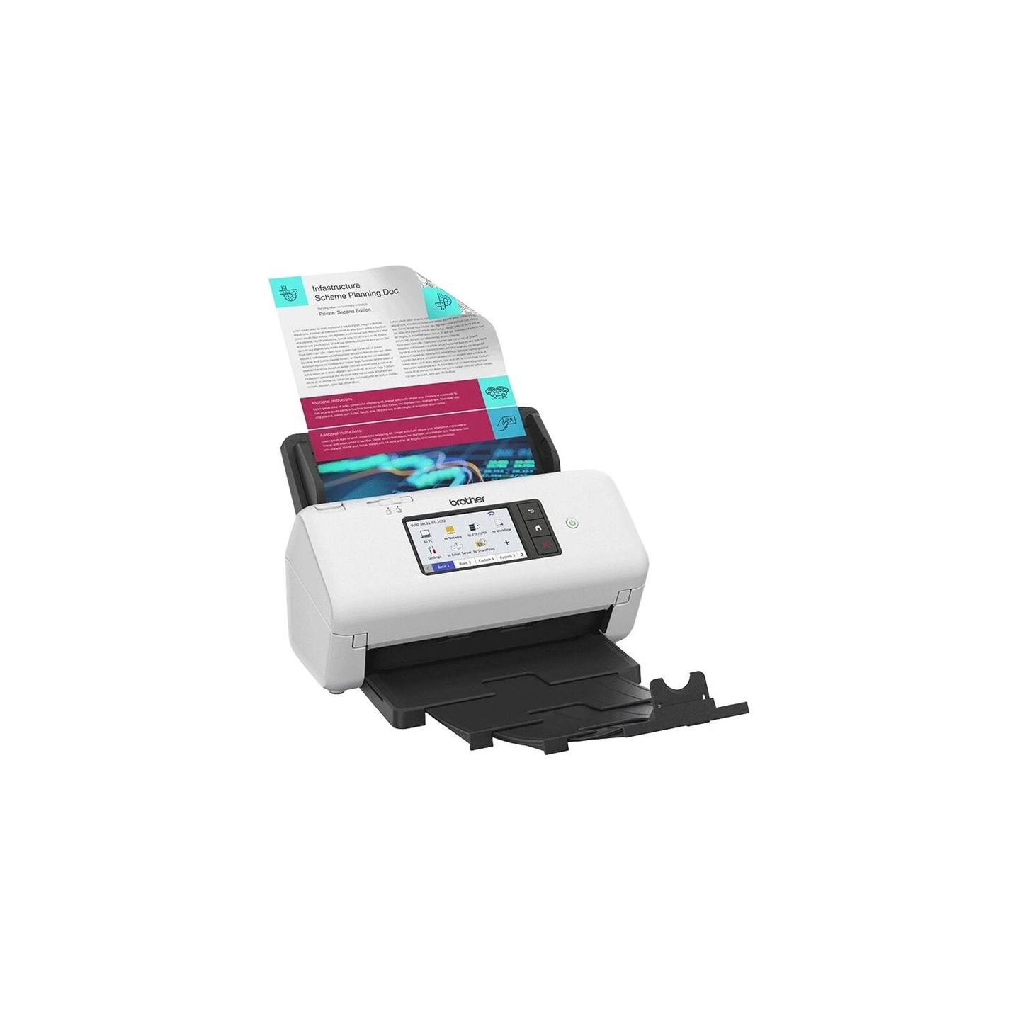 Brother | Professional Document Scanner | ADS-4700W | Colour | Wireless