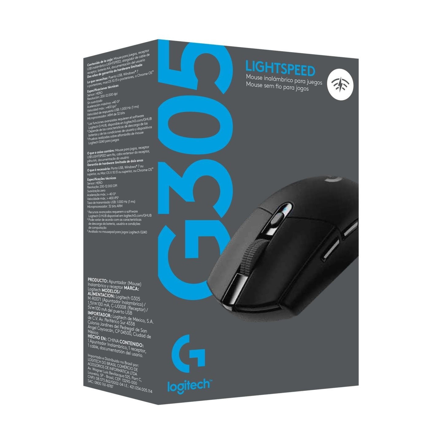 Logitech Mouse 910-005283 / ZG305B Black / 910-005283