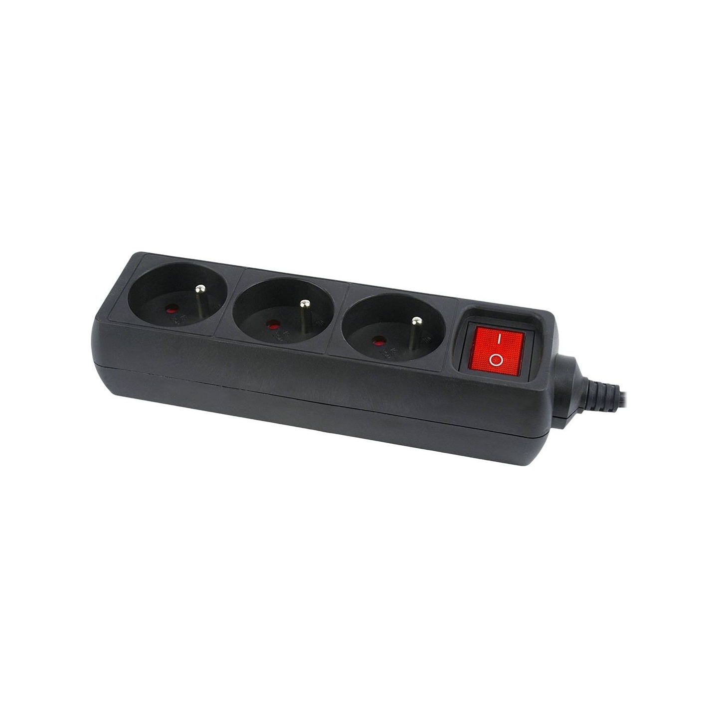 Energenie | Power strip, 3 FR sockets, 10 A, C14 plug | EG-PSU3F-01