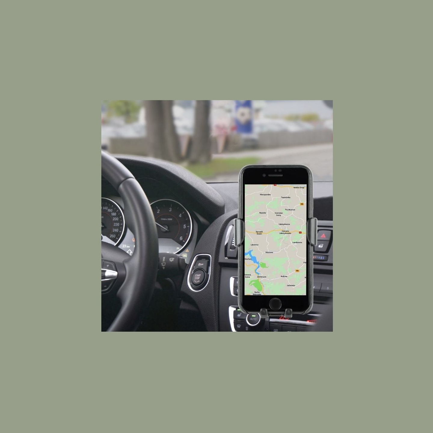 Energenie | EG-TA-CHAV-QI10-01 | Car smartphone holder with wireless charger | Built-in charger | 77 g