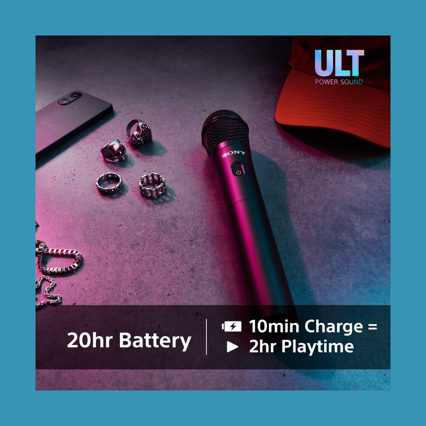 Sony | Wireless Microphone Set with 2 Mics and Receiver | ULTMIC1