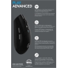 Logitech Mouse 910-005283 / ZG305B Black / 910-005283
