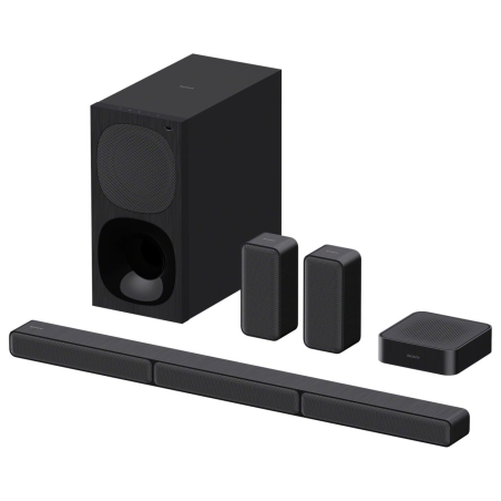 Sony | HT-S40R 5.1ch Home Cinema Soundbar with Wireless Rear Speakers | Black | No | USB port | Wi-Fi | Bluetooth | Wireless con