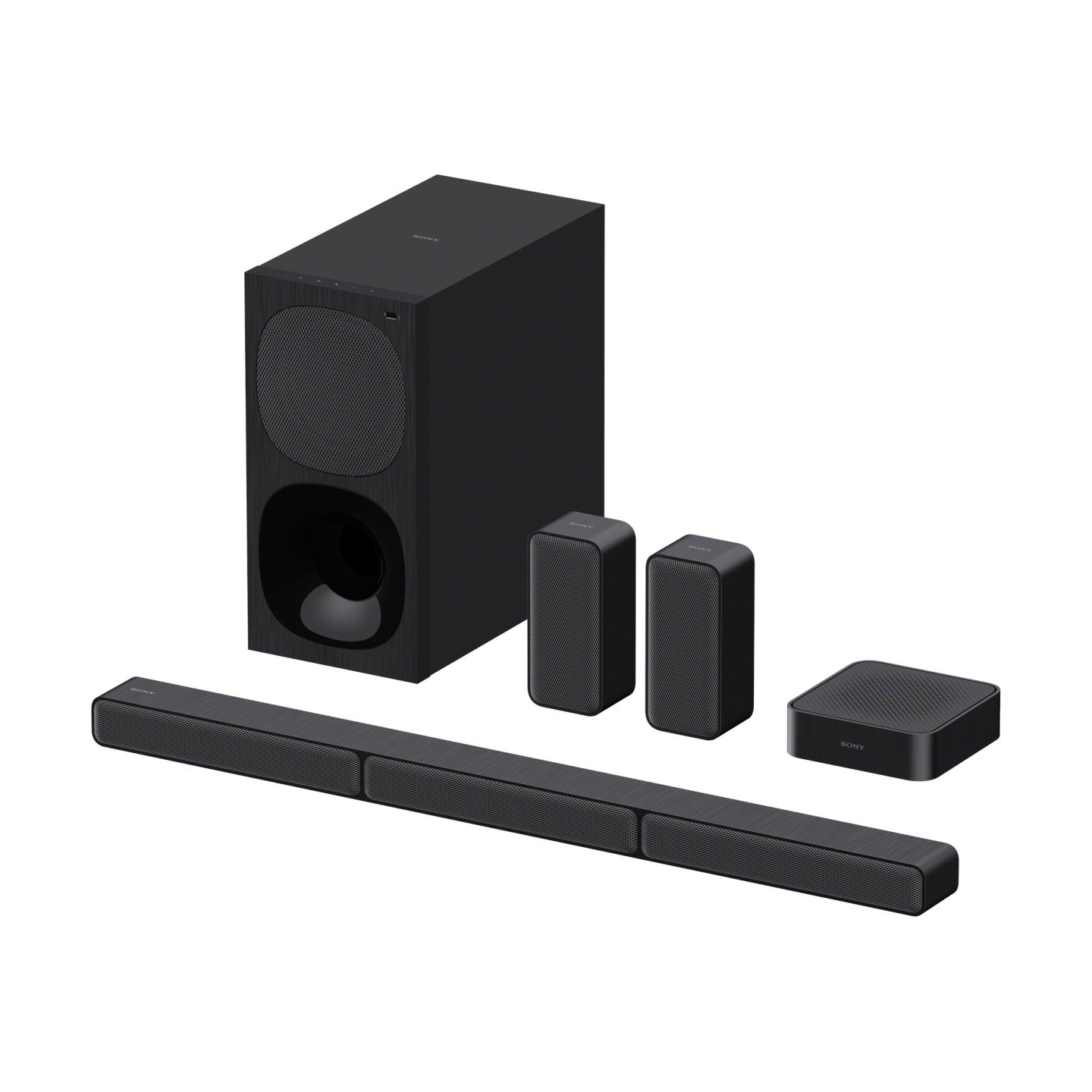 Sony | HT-S40R 5.1ch Home Cinema Soundbar with Wireless Rear Speakers | Black | No | USB port | Wi-Fi | Bluetooth | Wireless con