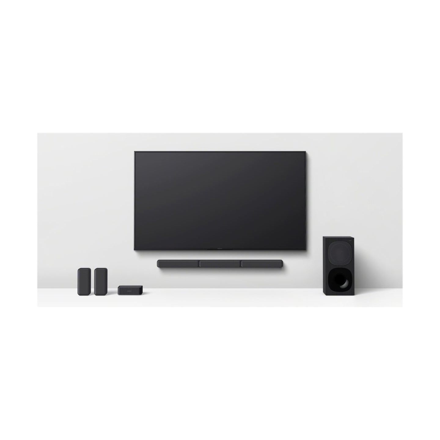Sony | HT-S40R 5.1ch Home Cinema Soundbar with Wireless Rear Speakers | Black | No | USB port | Wi-Fi | Bluetooth | Wireless con