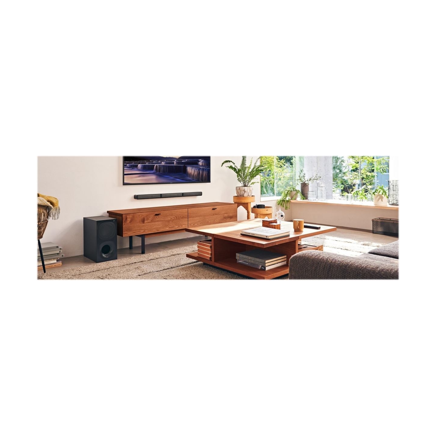 Sony | HT-S40R 5.1ch Home Cinema Soundbar with Wireless Rear Speakers | Black | No | USB port | Wi-Fi | Bluetooth | Wireless con
