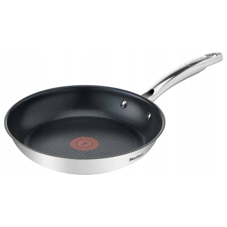 Tefal Pan | G7320434 Duetto+ | Frying | Diameter 24 cm | Suitable for induction hob | Fixed handle | Black/Silver
