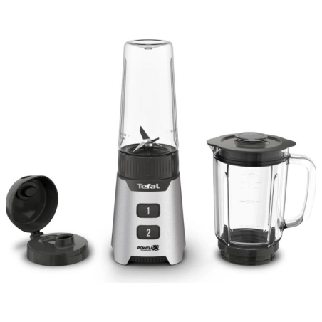 Tefal Blender | BL16GE30 MiniMix | Tabletop | 400 W | Jar material Glass | Jar capacity 0.7 L | Silver