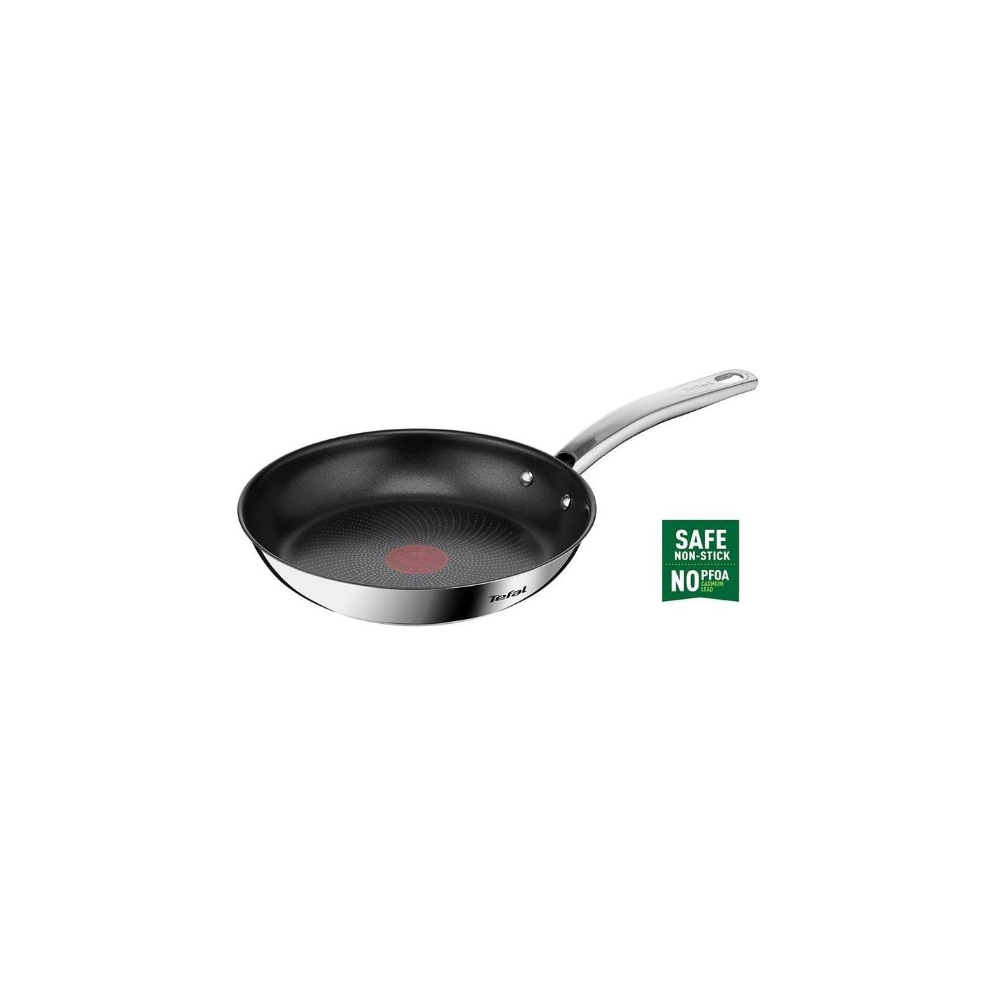 Tefal | Frying Pan | B8170444 Intuition | Frying | Diameter 24 cm | Suitable for induction hob | Fixed handle | Black