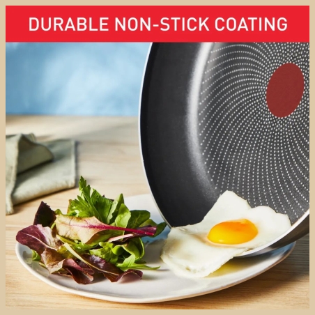 Tefal Pan | H0560442 | Frying | Diameter 24 cm | Suitable for induction hob | Fixed handle | Black