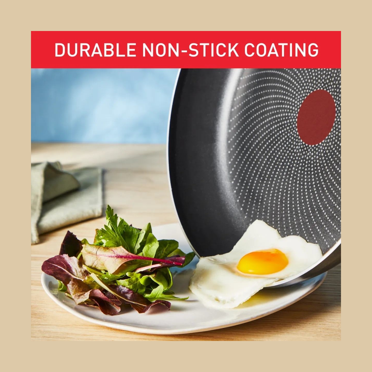 Tefal Pan | H0560442 | Frying | Diameter 24 cm | Suitable for induction hob | Fixed handle | Black
