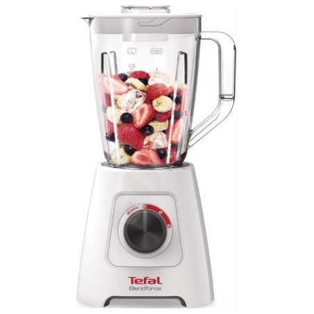 Tefal | Blender | Blendforce II | Tabletop | 600 W | Jar material Plastic | Jar capacity 2 L | Ice crushing | White