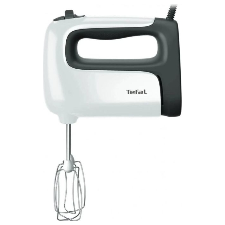 Tefal | Hand mixer | HT461138 Prep'Mix+ | Hand Mixer | 500 W | Number of speeds 5 | Turbo mode | White/Grey