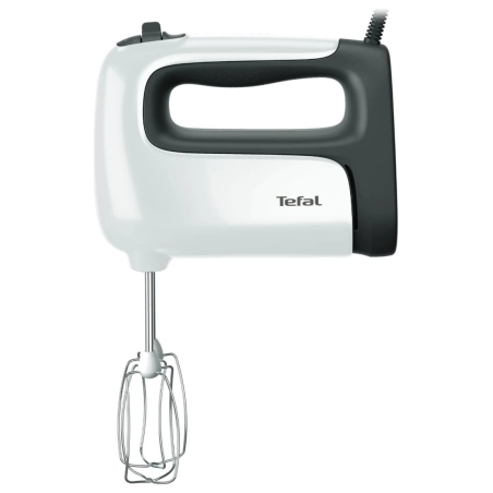 Tefal | Hand mixer | HT460138 Prep'Mix | 500 W | Hand Mixer | Number of speeds 5 | Turbo mode | White/Grey