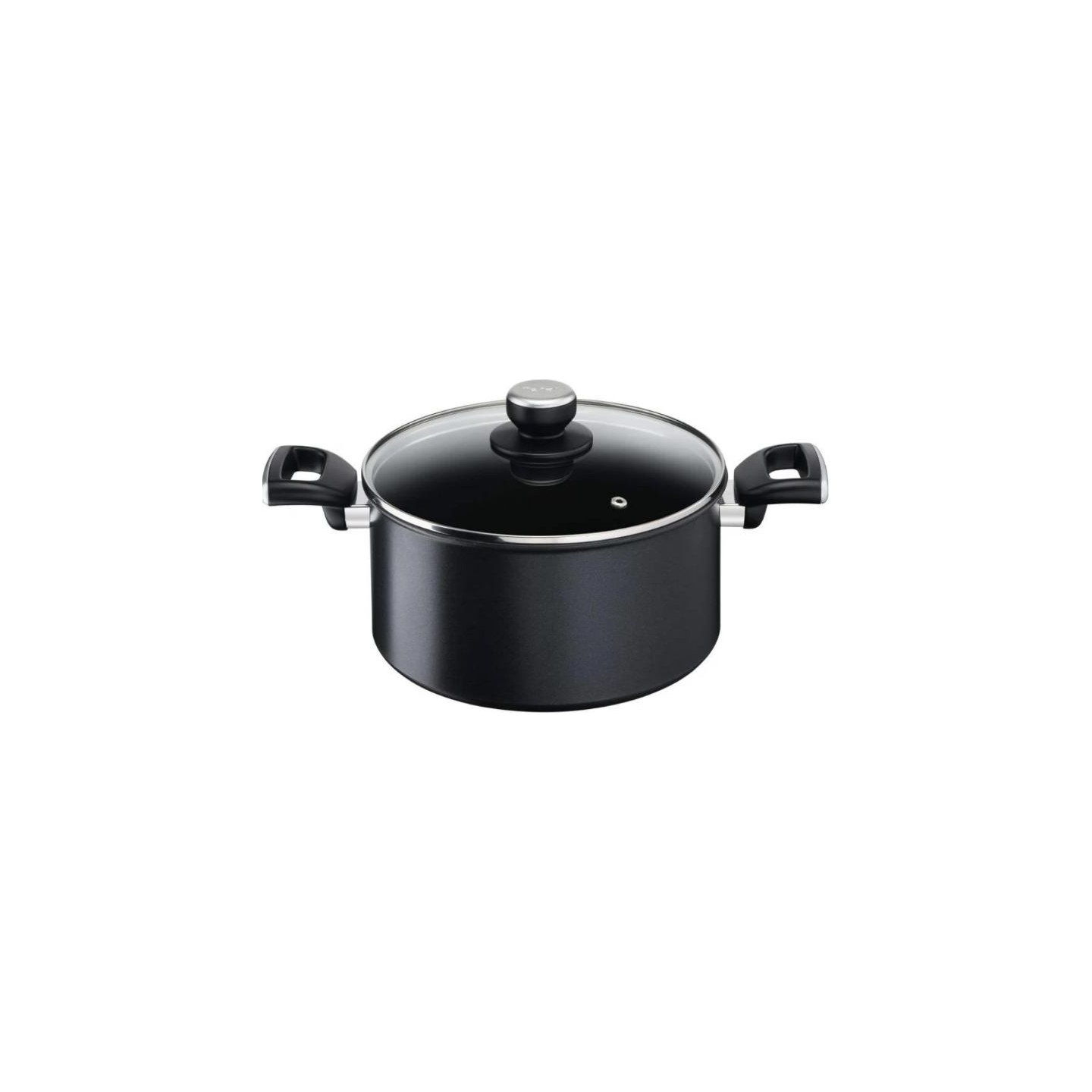 Tefal | Unlimited Stewpot | G2554672 | 5 L | Aluminum | Dishwasher proof | Lid included | Black