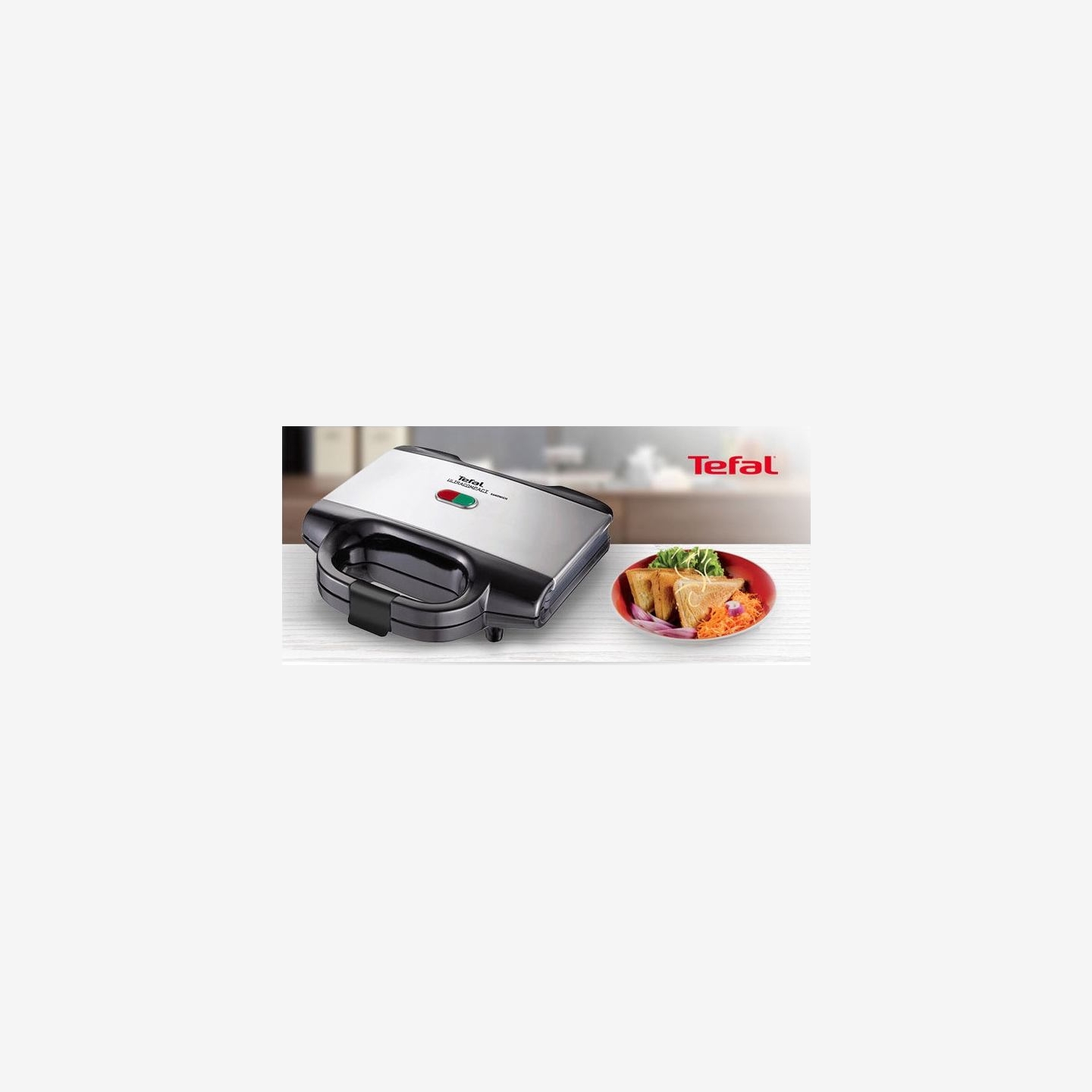 Tefal | Sandwich Maker | SM157236 | 700 W | Number of plates 1 | Black/Stainless steel
