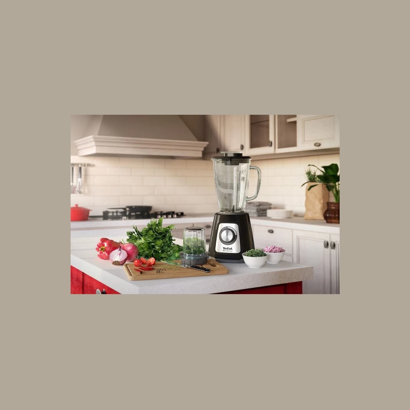Tefal | Blender | BL438831 BlendForce | Tabletop | 800 W | Jar material Glass | Jar capacity 1.25 L | Ice crushing | Black