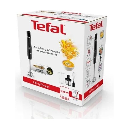 Tefal | Blender | HB943838 InfintyForce | Hand Blender | 1000 W | Number of speeds 1 | Chopper | Black