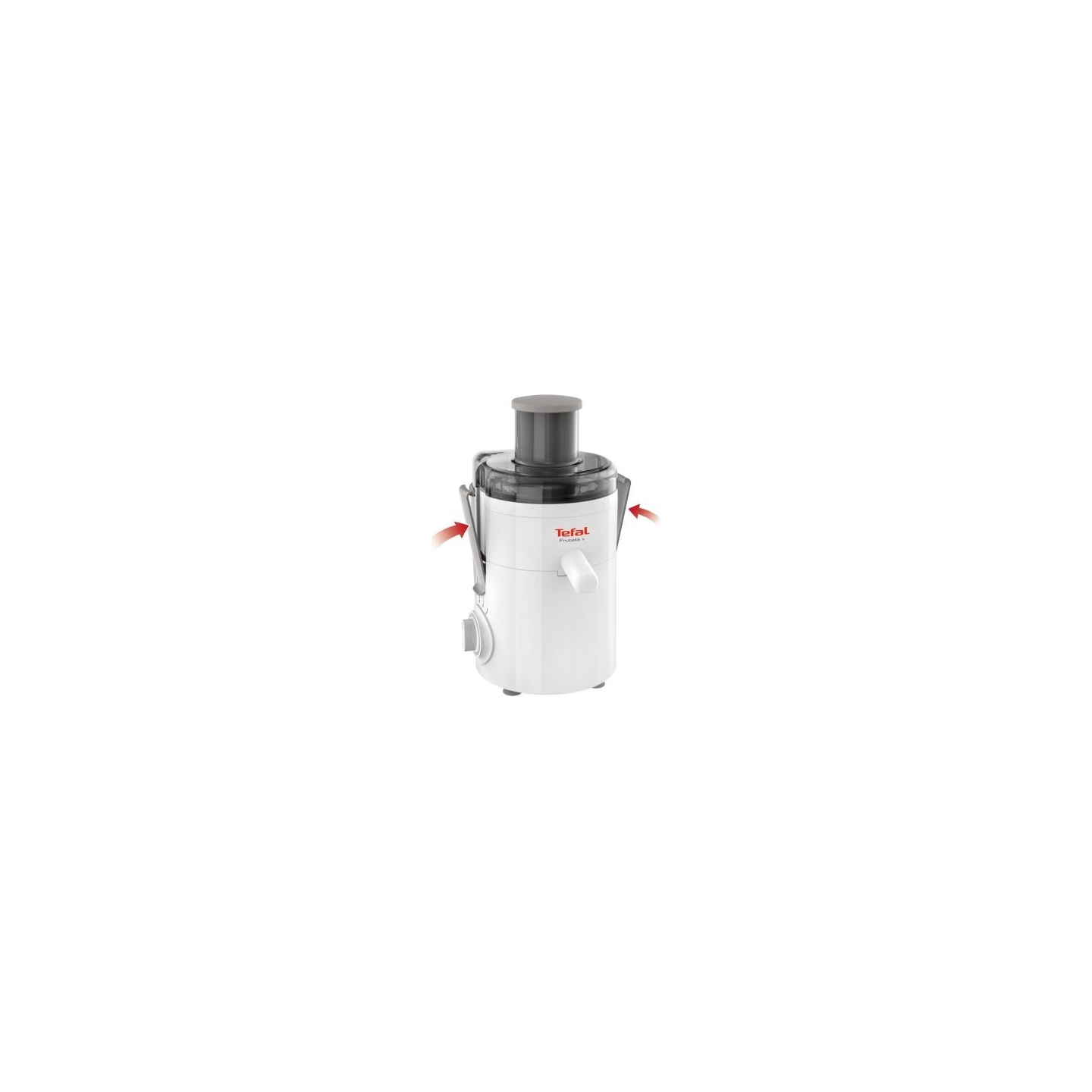Tefal | Fruitelia Plus Juicer | ZE370138 | White/Grey | 350 W | Number of speeds 2 + Pulse