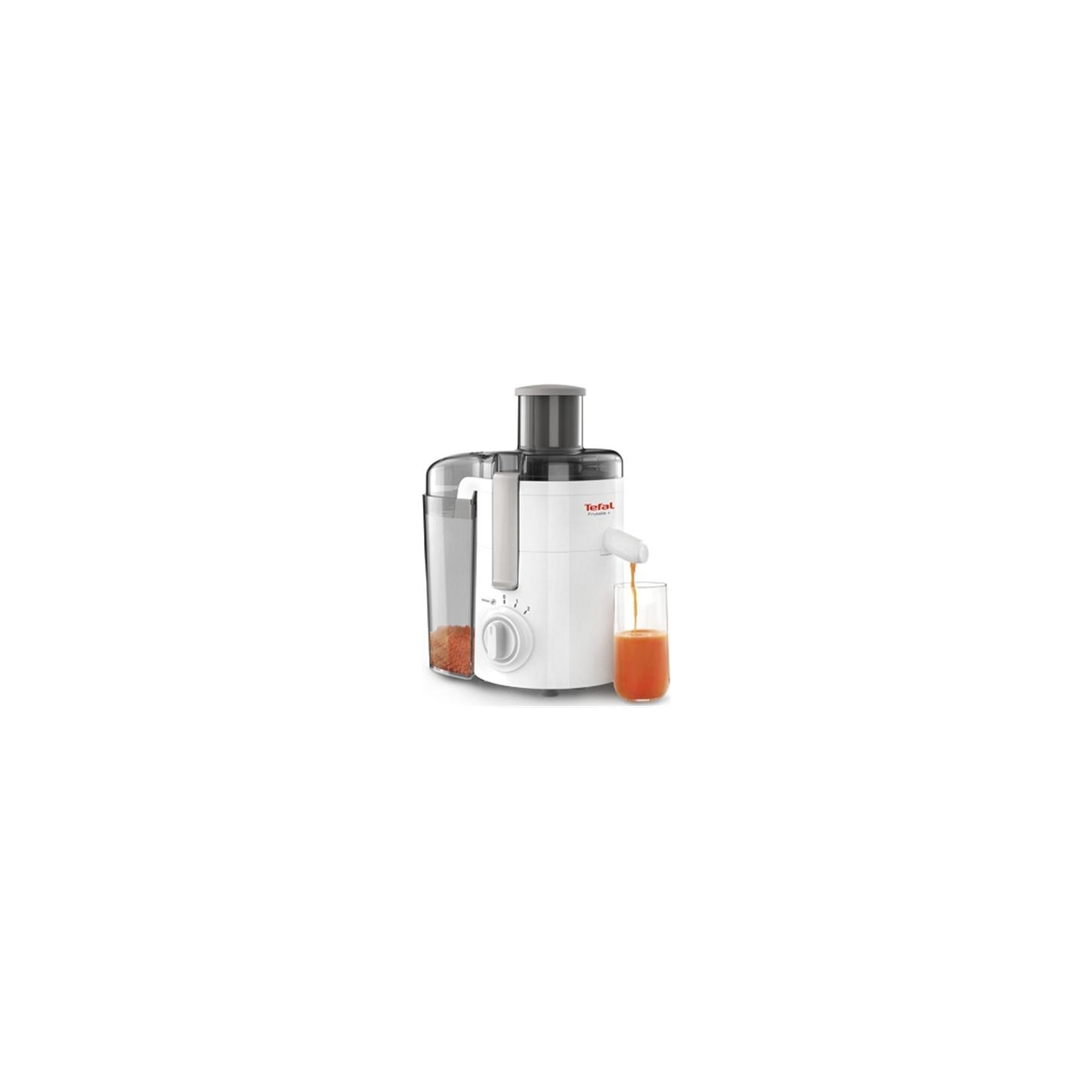 Tefal | Fruitelia Plus Juicer | ZE370138 | White/Grey | 350 W | Number of speeds 2 + Pulse
