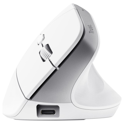 Trust MOUSE USB OPTICAL WRL BAYO+/ERGONOMIC WHT 25399 TRUST