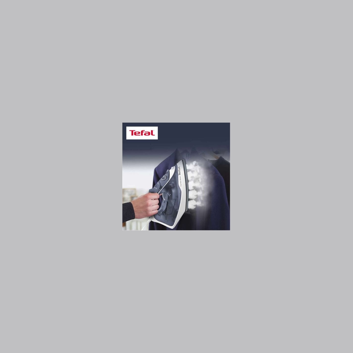 Tefal | FV2837E0 | Steam Iron | 2400 W | Water tank capacity 150 ml | Continuous steam 35 g/min | Blue/White