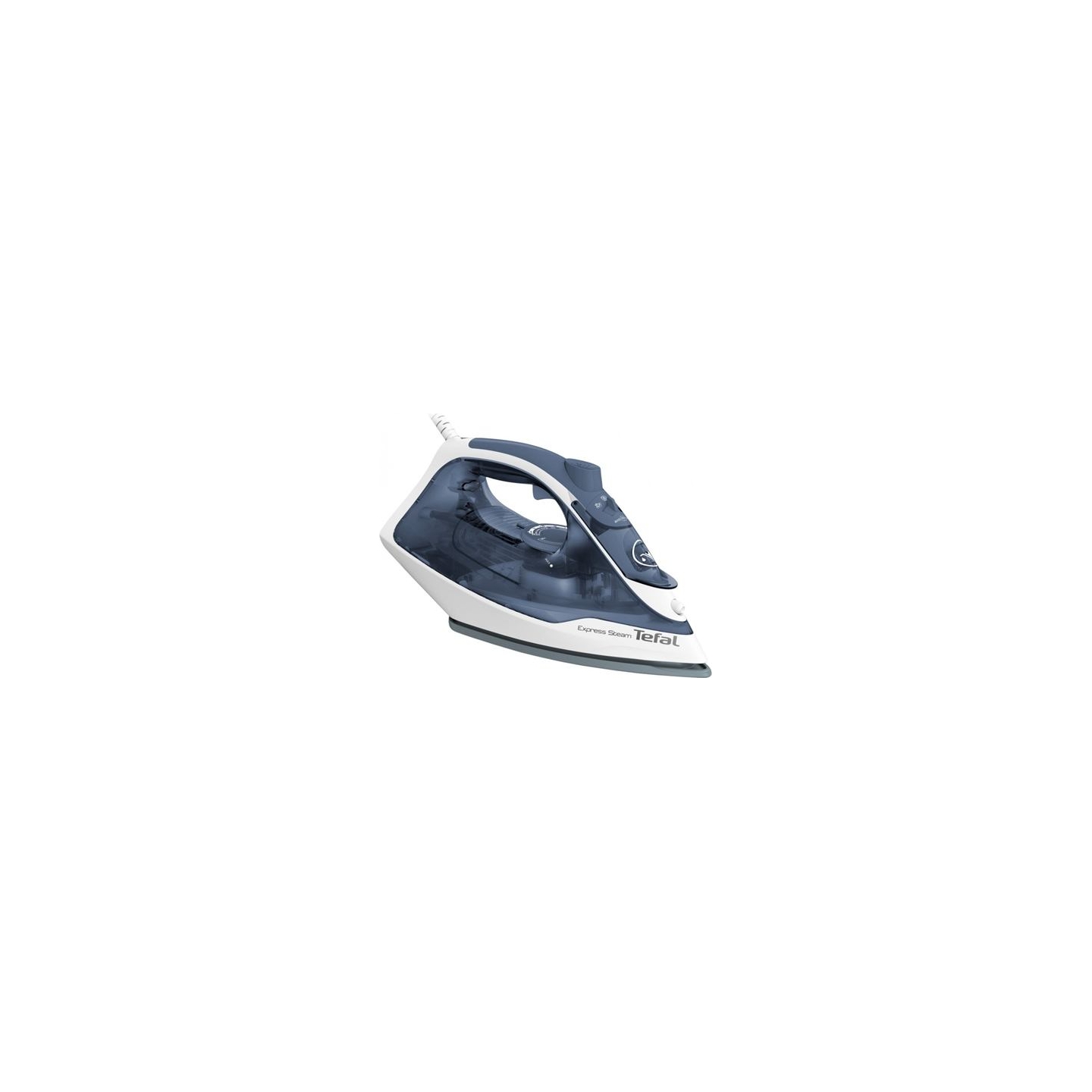 Tefal | FV2837E0 | Steam Iron | 2400 W | Water tank capacity 150 ml | Continuous steam 35 g/min | Blue/White