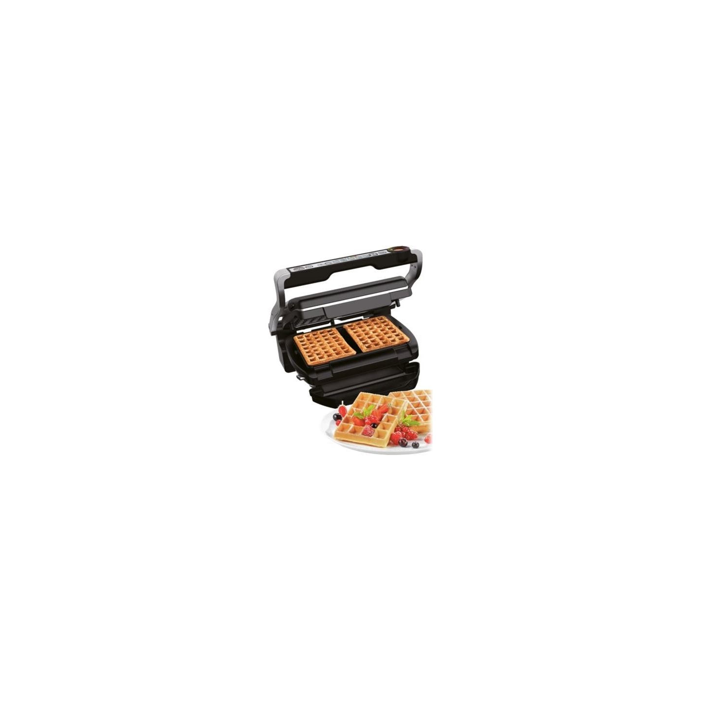 Tefal | OptiGrill+ + Waffle plate set | GC716D12 | Electric Grill | 2000 W | Silver