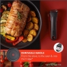 Tefal Pot Set, 4 pcs | L7649453 Ingenio Ultimate | 16/18/20 cm | Aluminum | Black